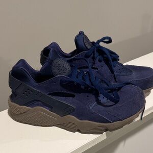 Navy and Brown Sneakers